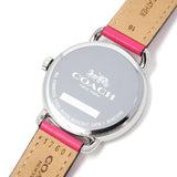 Coach Delancey White Dial Red Leather Strap Watch for Women - 14502879