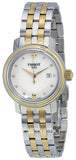 Tissot T Classic Bridgeport Automatic Mother of Pearl Dial Two Tone Steel Strap Watch for Women - T097.410.22.116.00