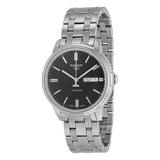 Tissot Automatics III Black Dial Silver Steel Strap Watch For Men - T065.430.11.051.00