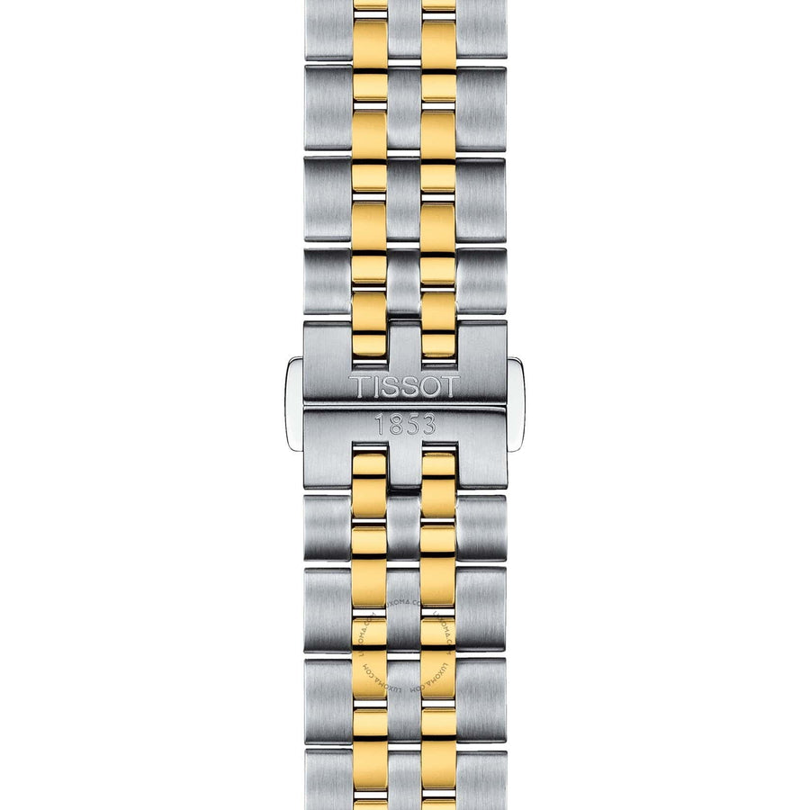 Tissot Ballade Powermatic 80 Chronometer Silver Dial Two Tone Steel Strap Watch For Men - T108.408.22.037.00
