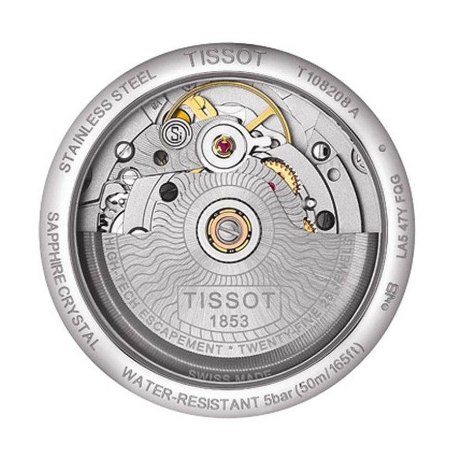 Tissot Ballade Powermatic 80 Chronometer Silver Dial Two Tone Steel Strap Watch For Men - T108.408.22.037.00