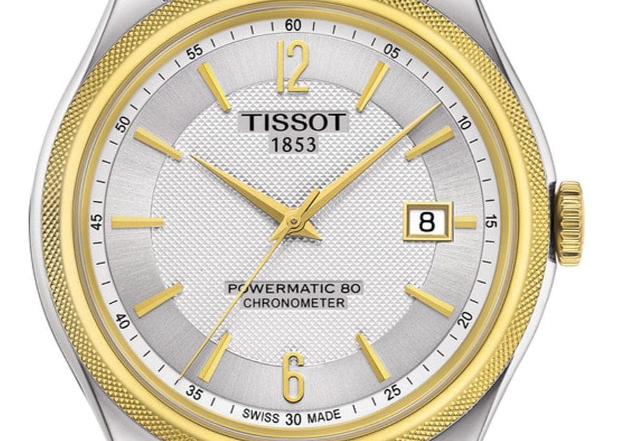 Tissot Ballade Powermatic 80 Chronometer Silver Dial Two Tone Steel Strap Watch For Men - T108.408.22.037.00