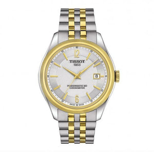 Tissot Ballade Powermatic 80 Chronometer Silver Dial Two Tone Steel Strap Watch For Men - T108.408.22.037.00