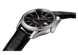 Tissot Ballade Powermatic 80 Cosc Black Dial Black Leather Strap Watch For Men - T108.408.16.057.00