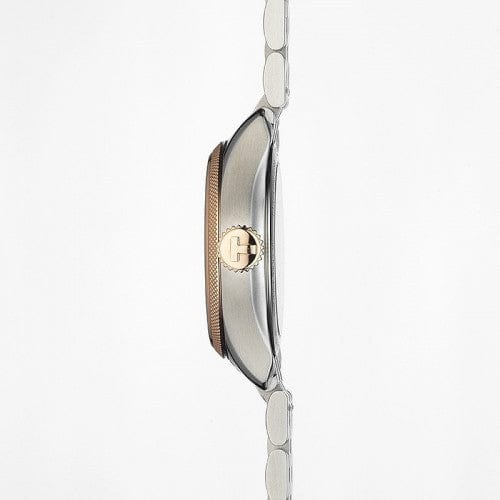 Tissot Ballade Powermatic 80 Cosc Mother of Pearl Dial Two Tone Steel Strap Watch For Women - T108.208.22.117.01