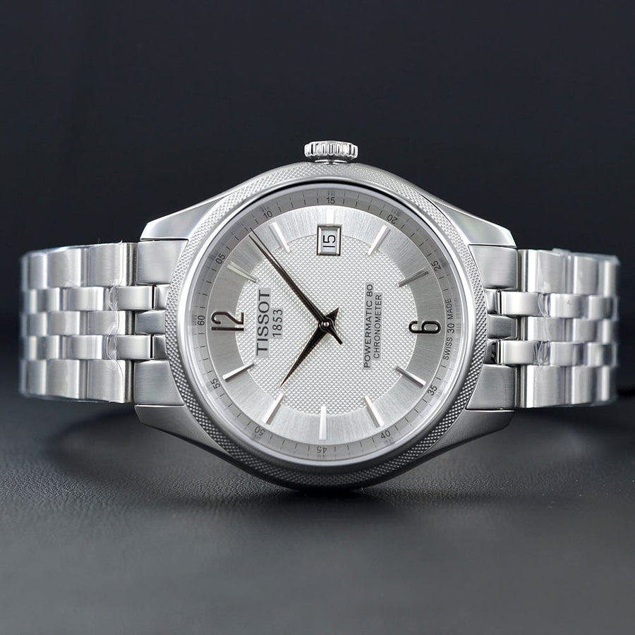Tissot Ballade Powermatic 80 Cosc Silver Dial Silver Steel Strap Watch For Men - T108.408.11.037.00