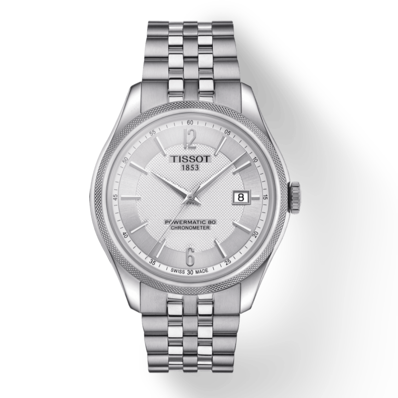 Tissot Ballade Powermatic 80 Cosc Silver Dial Silver Steel Strap Watch For Men - T108.408.11.037.00