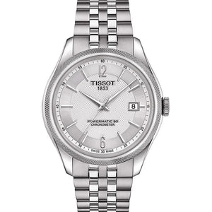 Tissot Ballade Powermatic 80 Cosc Silver Dial Silver Steel Strap Watch For Men - T108.408.11.037.00
