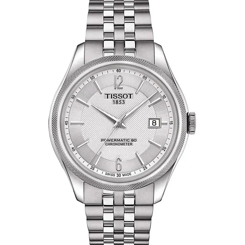 Tissot Ballade Powermatic 80 Cosc Silver Dial Silver Steel Strap Watch For Men - T108.408.11.037.00
