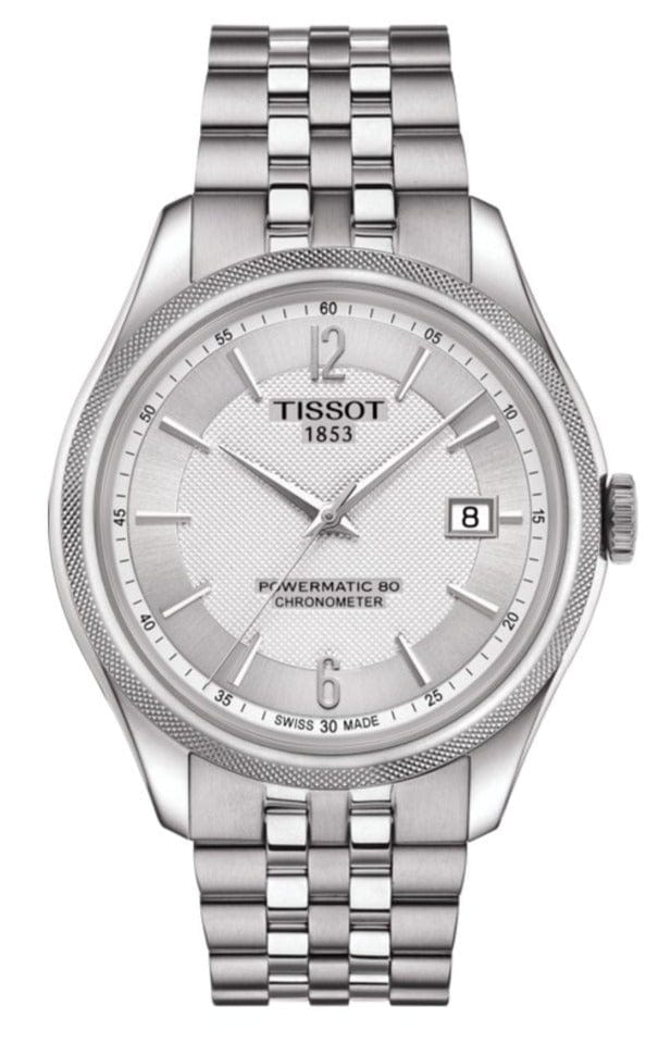 Tissot Ballade Powermatic 80 Cosc Silver Dial Silver Steel Strap Watch For Men - T108.408.11.037.00