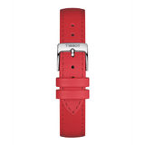 Tissot Bella Ora Round White Dial Black Leather Strap Watch For Women - T103.210.16.018.00
