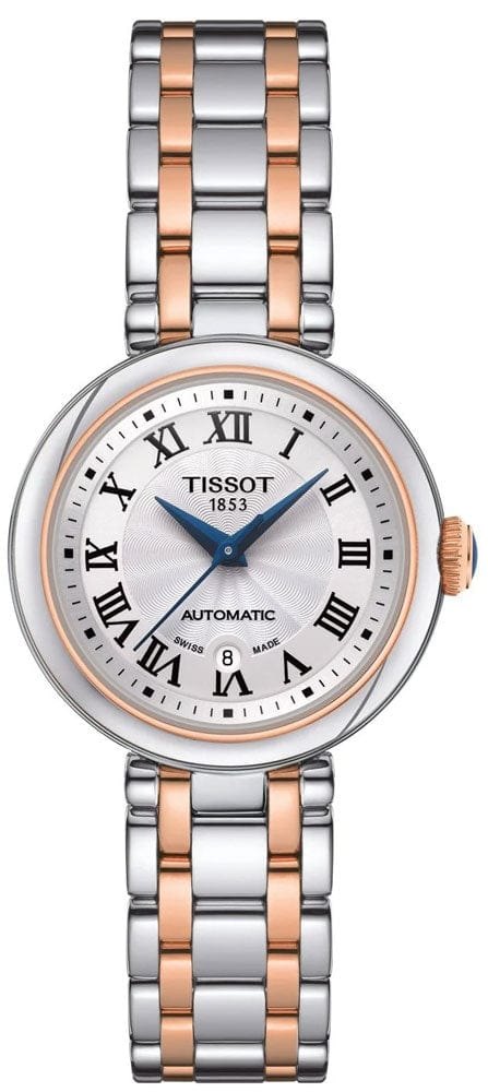 Tissot Bellissima Automatic Silver Dial Two Tone Steel Strap Watch For Women - T126.207.22.013.00