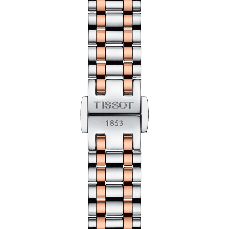 Tissot Bellissima Lady Small Mother of Pearl Dial Two Tone Steel Strap Watch For Women - T126.010.22.013.01