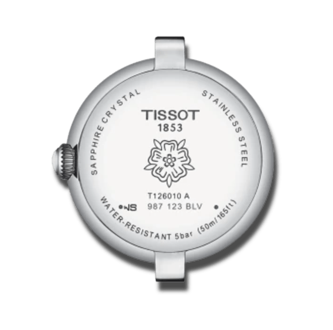 Tissot Bellissima Small Lady Diamonds Silver Dial Silver Steel Strap Watch For Women - T126.010.61.113.00