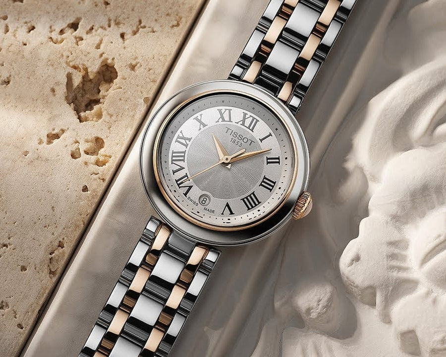 Tissot Bellissima Small Lady White Dial Two Tone Steel Strap Watch For Women - T126.010.22.013.01