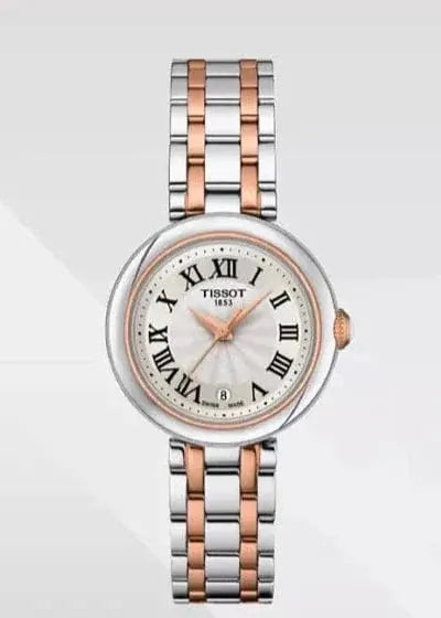 Tissot Bellissima Small Lady White Dial Two Tone Steel Strap Watch For Women - T126.010.22.013.01