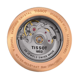 Tissot Carson Automatic White Dial Brown Leather Strap Watch For Women - T085.207.36.011.00
