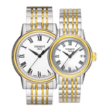 Tissot Carson Lady White Dial Two Tone Steel Strap Watch For Women - T085.210.22.013.00