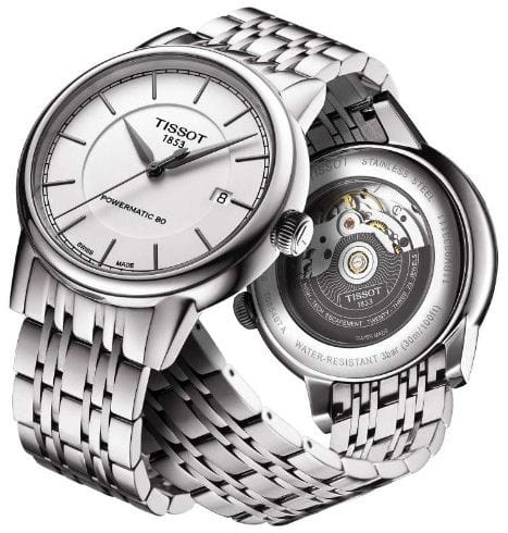 Tissot Carson Powermatic 80 Silver Dial Silver Steel Strap Watch For Men - T085.407.11.011.00
