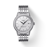 Tissot Carson Powermatic 80 Silver Dial Silver Steel Strap Watch For Men - T085.407.11.011.00