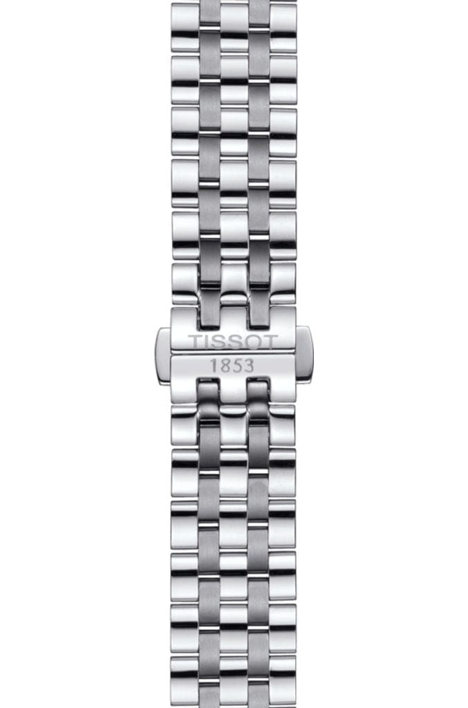 Tissot Carson Premium Black Dial Silver Steel Strap Watch For Men - T122.410.11.053.00