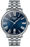 Tissot Carson Premium Blue Dial Silver Steel Strap Watch for Men - T122.410.11.043.00