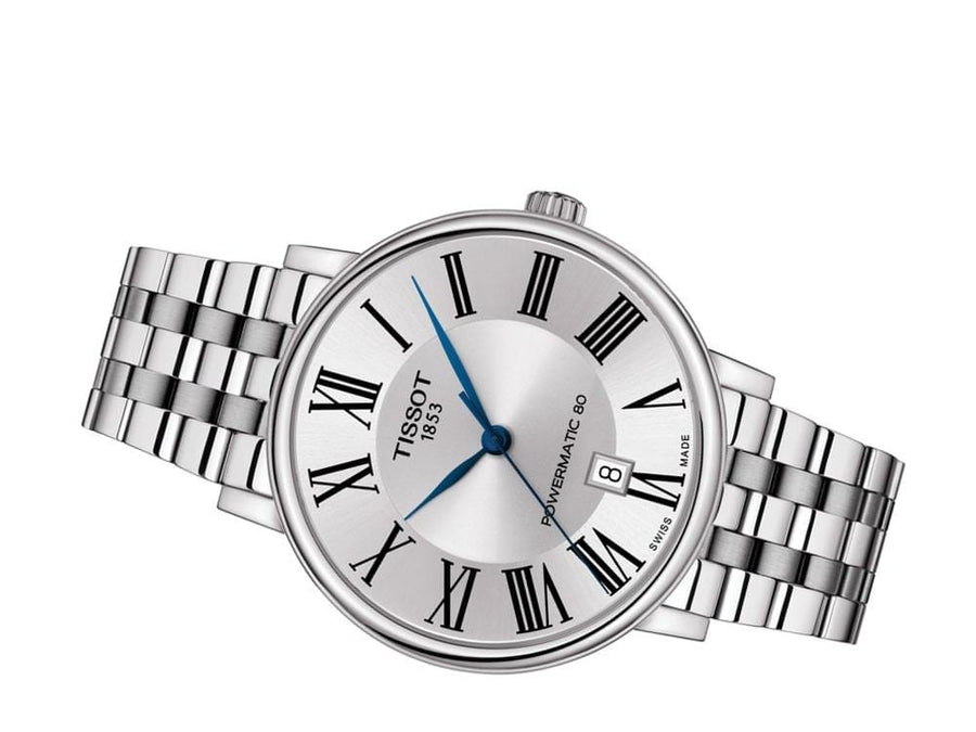 Tissot Carson Premium Lady Silver Dial Silver Steel Strap Watch For Women - T122.210.11.033.00