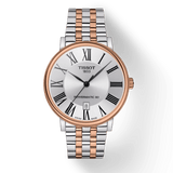 Tissot Carson Premium Powermatic 80 Silver Dial Two Tone Steel Strap Watch For Men - T122.407.22.033.00