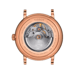 Tissot Carson Premium Powermatic 80 White Dial Brown Leather Strap Watch For Men - T122.407.36.031.00