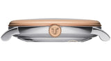 Tissot Carson Premium Powermatic 80 White Dial Two Tone Steel Strap Watch For Men - T122.407.22.031.01