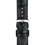 Tissot Carson Premium Silver Dial Black Leather Strap Watch For Men - T122.410.16.033.00