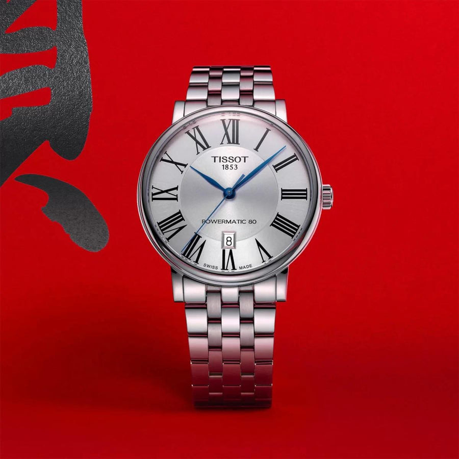 Tissot Carson Premium Silver Dial Silver Steel Strap Watch For Men - T122.410.11.033.00