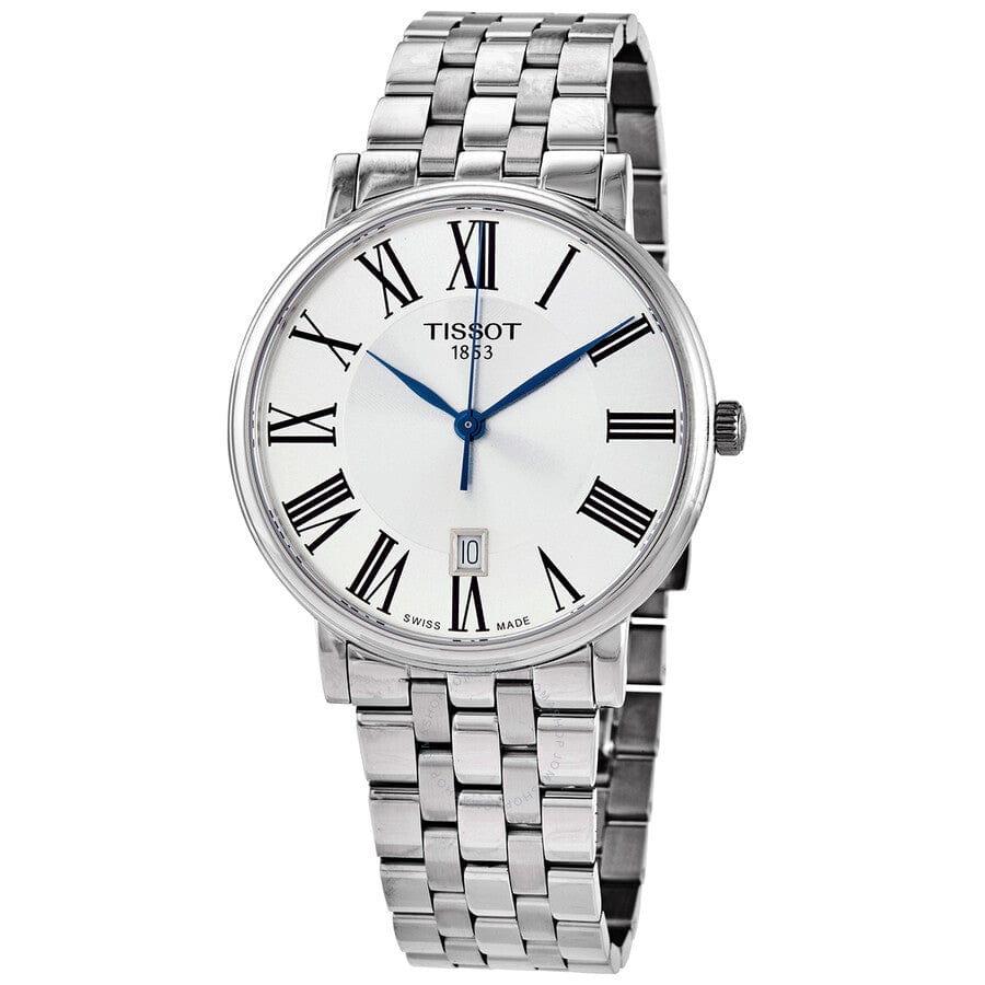 Tissot Carson Premium Silver Dial Silver Steel Strap Watch For Men - T122.410.11.033.00