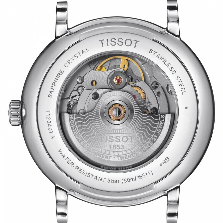 Tissot Carson Premium Silver Dial Silver Steel Strap Watch for Men - T122.417.11.033.00