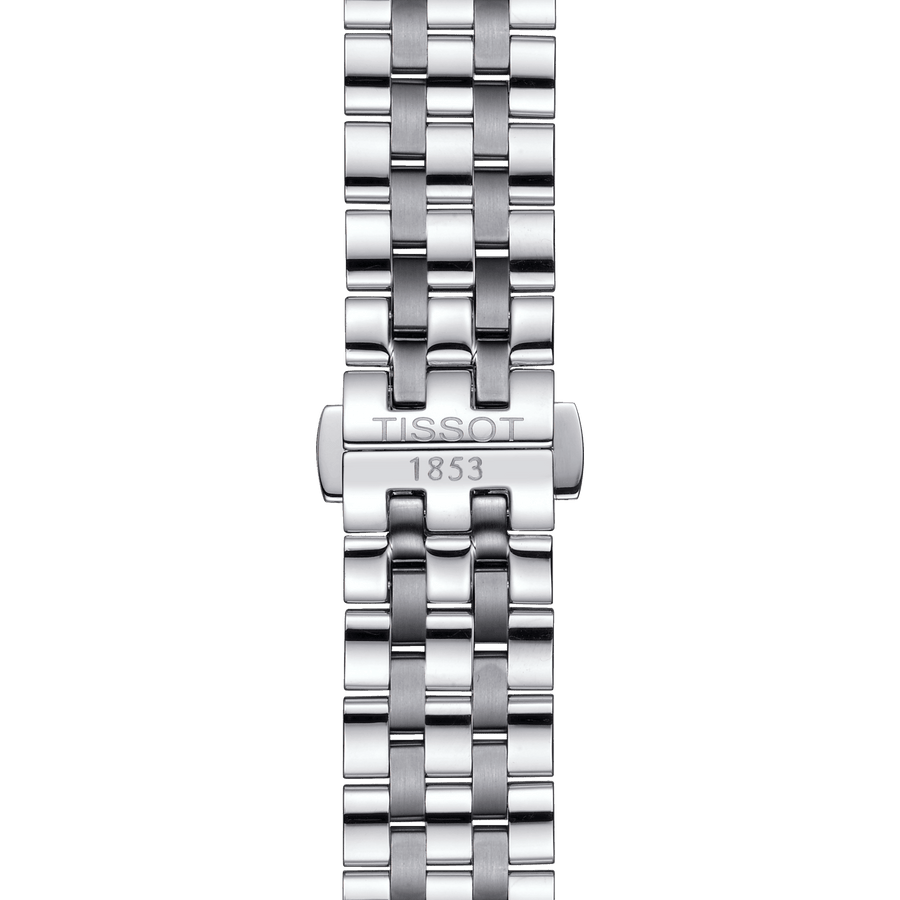 Tissot Carson Premium White Dial Silver Steel Strap Watch For Men - T122.417.11.011.00