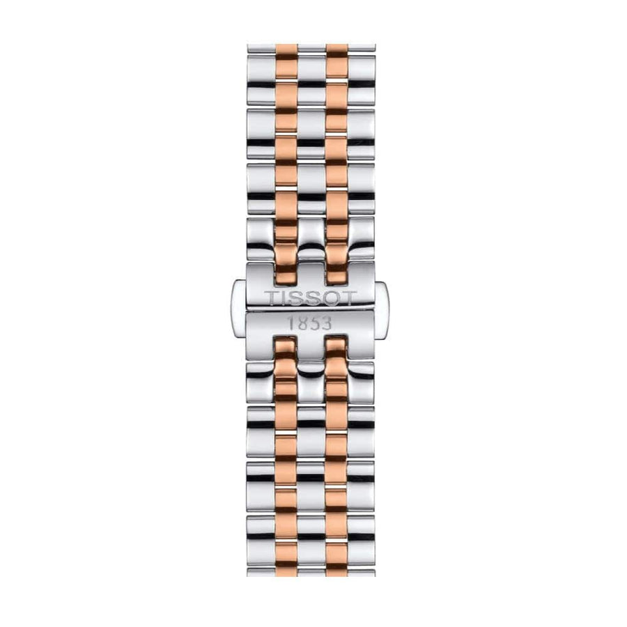 Tissot Carson Premium White Dial Two Tone Steel Strap Watch For Men - T122.410.22.033.00