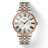 Tissot Carson Premium White Dial Two Tone Steel Strap Watch For Men - T122.410.22.033.00