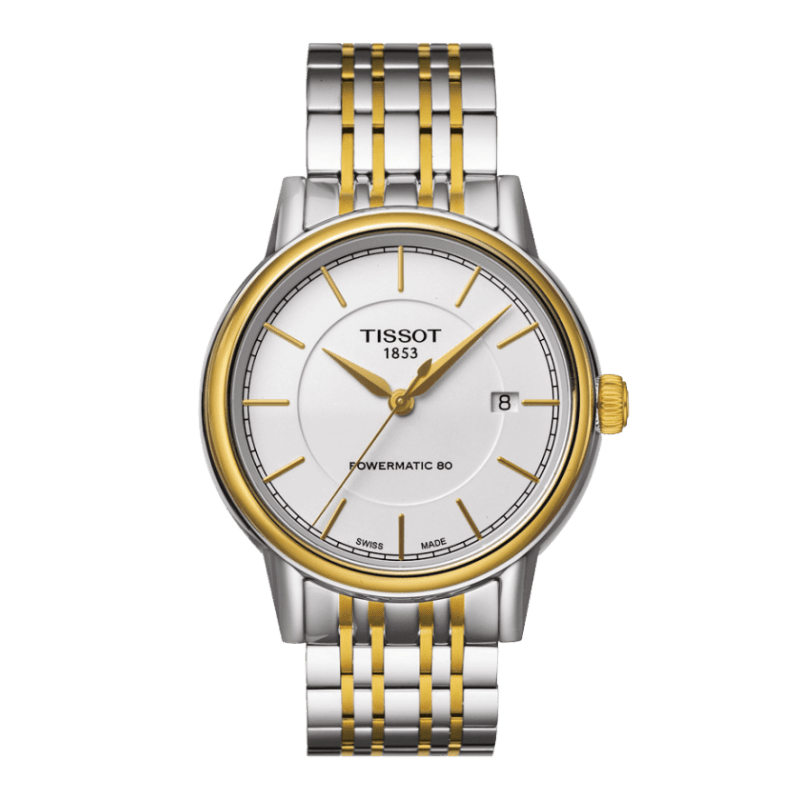 Tissot Carson Steel Lady White Dial Quartz Watch For Women - T085.210.22.011.00