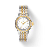 Tissot Carson Steel Lady White Dial Quartz Watch For Women - T085.210.22.011.00