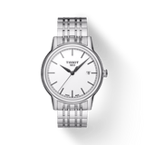Tissot Carson Steel White Dial Silver Steel Strap Watch For Men - T085.410.11.011.00