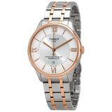 Tissot Chemin des Tourelles Automatic Silver Dial Two Tone Steel Strap Watch for Men - T099.407.22.038.02