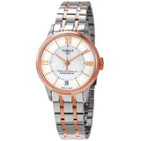 Tissot Chemin Des Tourelles Powermatic 80 Lady Silver Dial Two Tone Steel Strap Watch For Women - T099.207.22.118.02