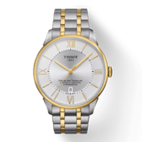Tissot Chemin Des Tourelles Powermatic 80 Cosc Silver Dial Two Tone Steel Strap Watch For Men - T099.408.22.038.00