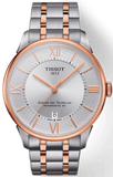 Tissot Chemin des Tourelles Powermatic 80 Helvetic Pride Silver Dial Two Tone Steel Strap Watch for Men - T099.407.22.038.01