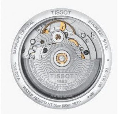 Tissot Chemin Des Tourelles Powermatic 80 Lady Silver Dial Silver Steel Strap Watch For Women - T099.207.11.118.00