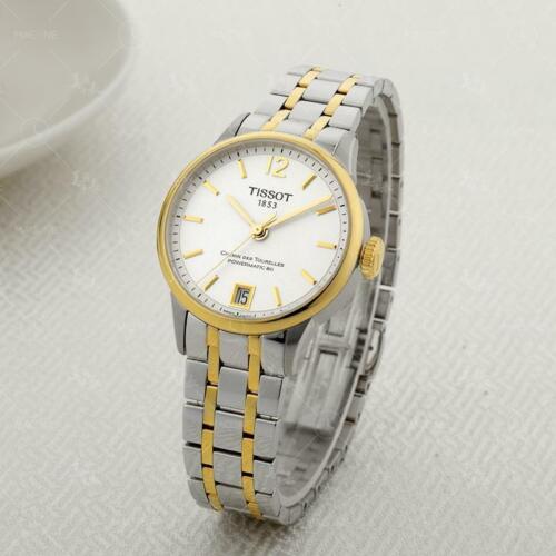 Tissot Chemin Des Tourelles Powermatic 80 Lady Silver Dial Two Tone Steel Strap Watch For Women - T099.207.22.037.00