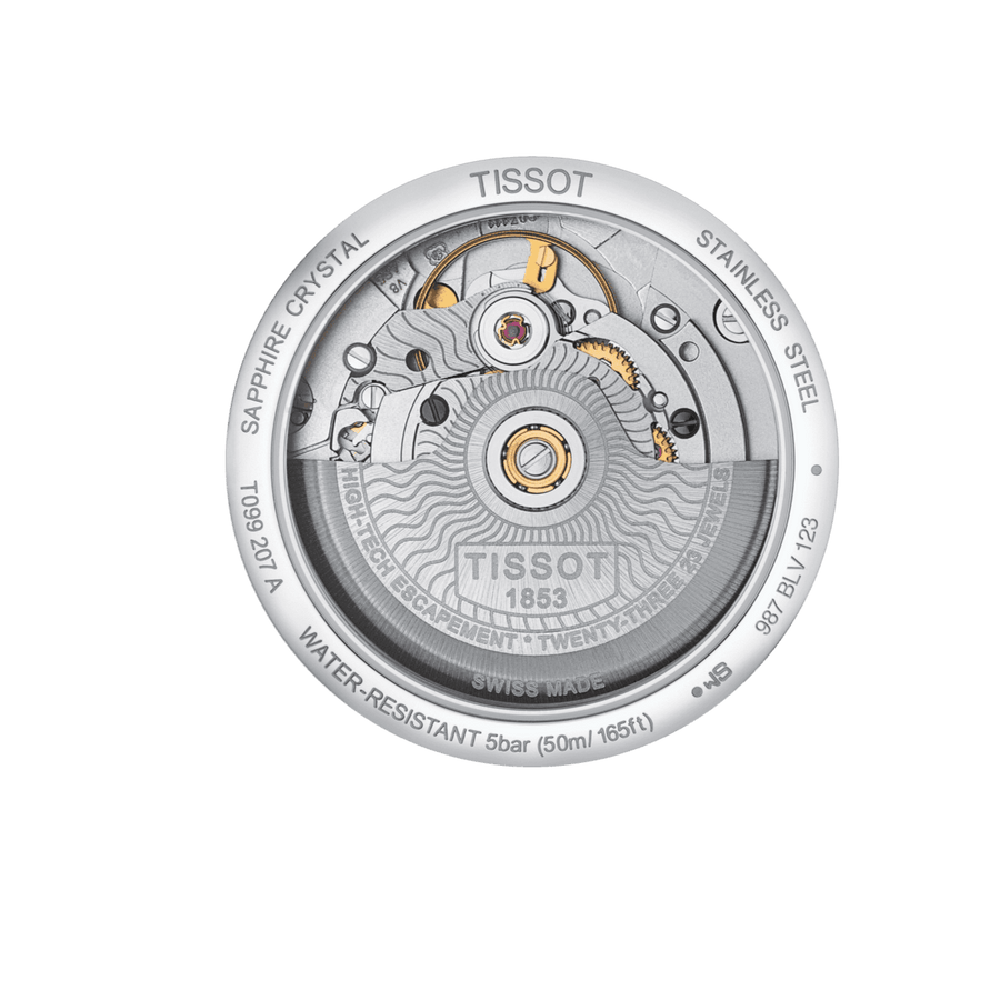 Tissot Chemin Des Tourelles Powermatic 80 Lady Silver Dial Two Tone Steel Strap Watch For Women - T099.207.22.118.02