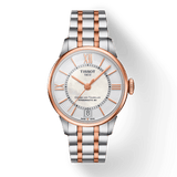 Tissot Chemin Des Tourelles Powermatic 80 Lady Silver Dial Two Tone Steel Strap Watch For Women - T099.207.22.118.02
