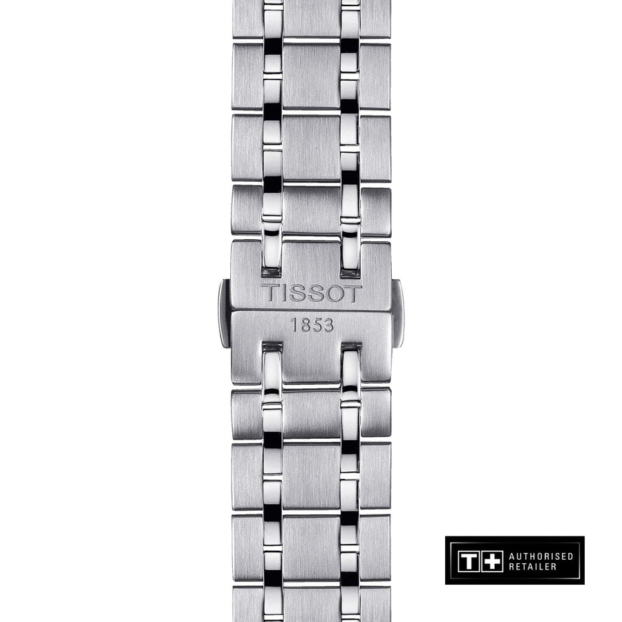 Tissot Chemin Des Tourelles Powermatic 80 Silver Dial Silver Steel Strap Watch For Men - T099.407.11.037.00