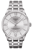 Tissot Chemin Des Tourelles Powermatic 80 Silver Dial Silver Steel Strap Watch For Men - T099.407.11.038.00